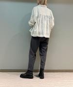 コットンラミースラブローン　シャツジャケット